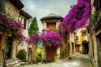 Street In Provence France HD Wallpaper Background Image