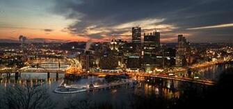 Pittsburgh Skyline Wallpaper Top