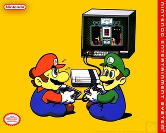 Mario Playing Snes Wallpaper