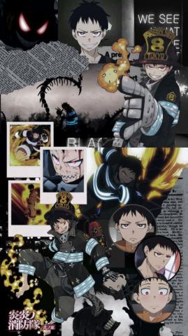 Fire Force Shinra Kusakabe Aesthetics Lockscreen