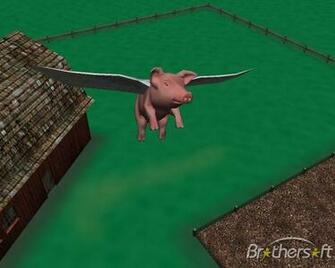 When Pigs Fly 3d Screen Saver
