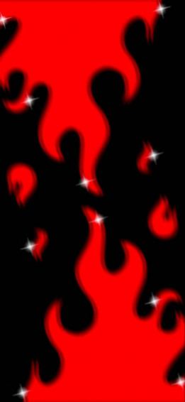 Red Baddie Fire Aesthetic Wallpaper