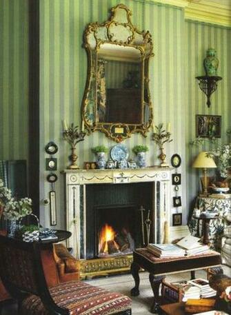 Farrow And Ball Wallpaper Broad Stripe Hand Made In England