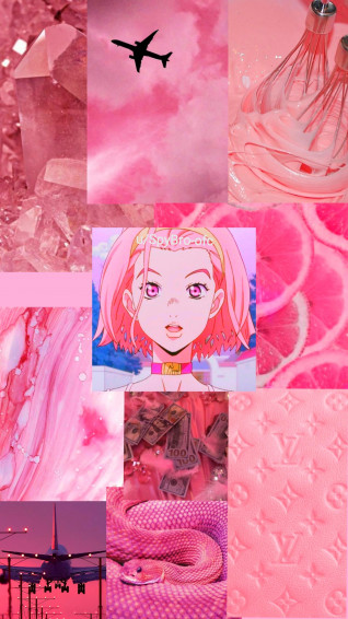 Pink Anime Aesthetic Wallpaper