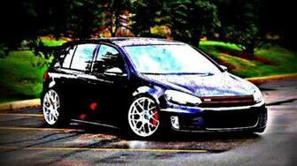 Black Side German Auto Tuned Car Wallpaper