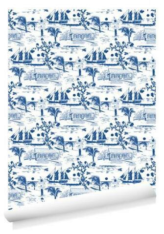 Blue And White Nautical Wallpaper