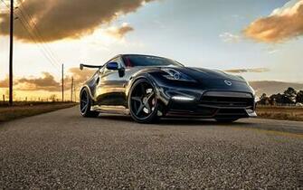 Wallpaper Nissan 370z Nismo Black