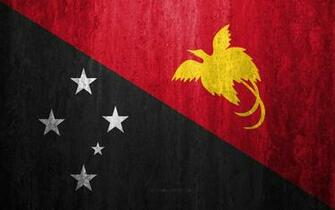 Wallpaper Flag Of Papua New Guinea 4k Stone Background