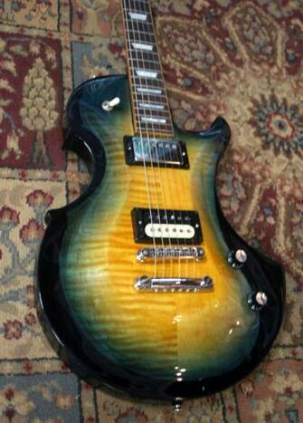 Custom Acoustic Guitar Paint Jobs Dragon Burst Job