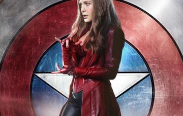 Wallpaper Scarlet Witch Elizabeth Olsen Wanda Maximoff Captain