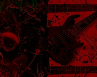 Yellowcard Red Guitar Wallpaper