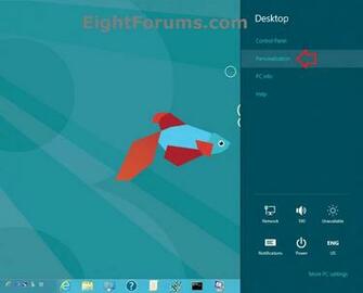 Click Tap On The Desktop Background Link At Bottom See