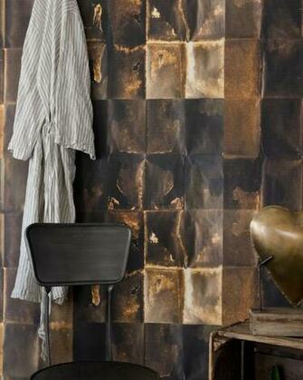 Shibui Copper Natty Polly Wallpaper Australia