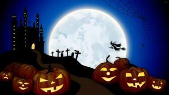 Pumpkin In Haloween Dark Night Wallpaper