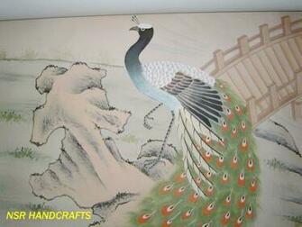 Silk Wallpaper Hand Painted Chinoiserie Chinese