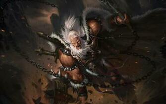 Heroes Barbarian Axes Artwork Diablo Iii Characters Wallpaper
