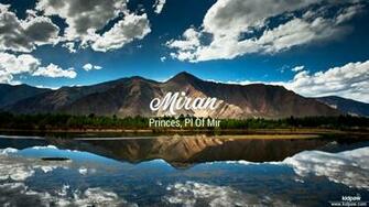 Miran 3d Name Wallpaper For Mobile Write On Photo Online