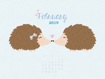Feb Calendar HD Wallpaper February2019