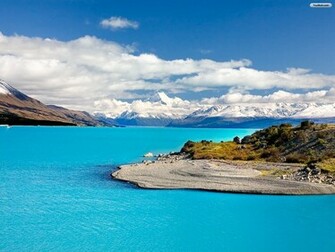 Blue See New Zealand Wallpaper