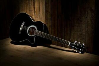 Guitar Wallpaper Black And White Fender Fa Acoustic
