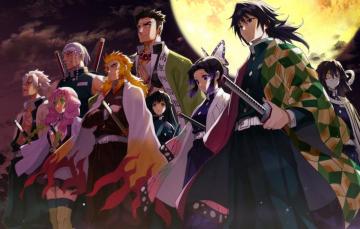 Wallpaper The Moon Characters Blade Cleaves Demons Demon
