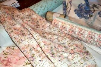 French Script Fabrics Fabric Wallpaper And Wall Art Decals