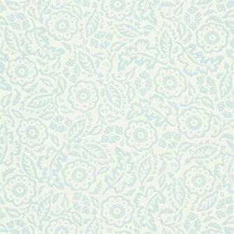 Decor Supplies Duck Egg Blue Green Floral Damask Emma