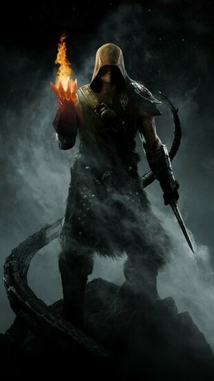 Skyrim Mage Wallpaper iPhone
