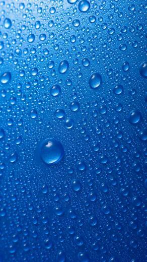 Blue And Clean Water Drop HD Samsung Galaxy S4 Wallpaper