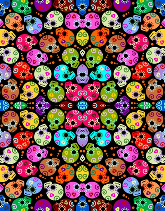 Girly Skull Wallpaper Sugar Skulls