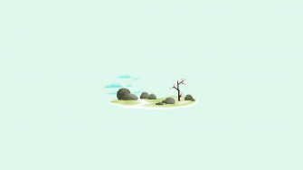 Spring Time Minimal Landscape Wallpaper By Dpcdpc11