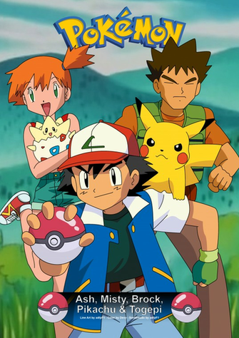 Pokemon Card Ash Misty Brock Pikachu Y Togepi By Adfpf1 On