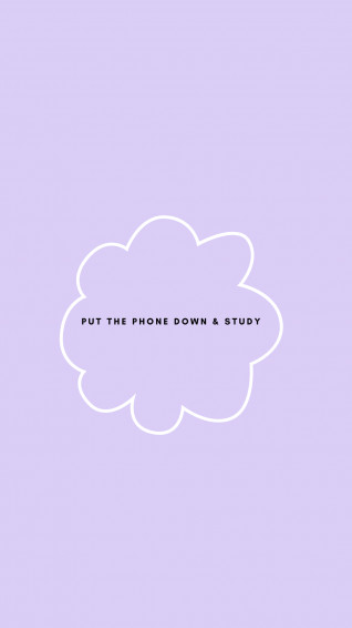 Study Motivation Purple Quotes Printable Wall Collage