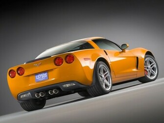 Corvette Z06 Wallpaper Stock Photos
