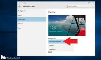 Enable Windows Spotlight In To Keep Your Lock Screen