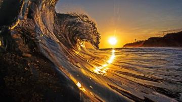 California Beach Sunset HD Wallpaper