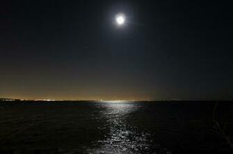 Full Moon Over Ocean Image Thecelebritypix