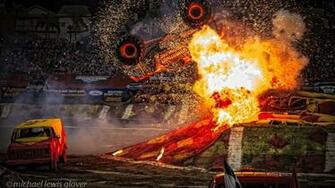 Cars Destruction Monster Truck Jam Wallpaper