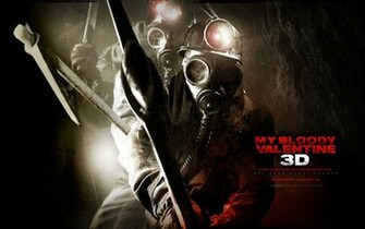 Horror Movies My Bloody Valentine 3d Wallpaper