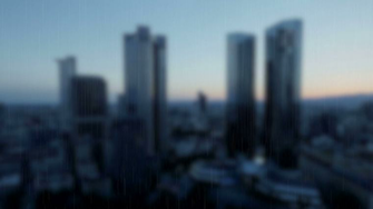 Rainy Day Rain Raining Blurred Background Skyline Skyscrapers