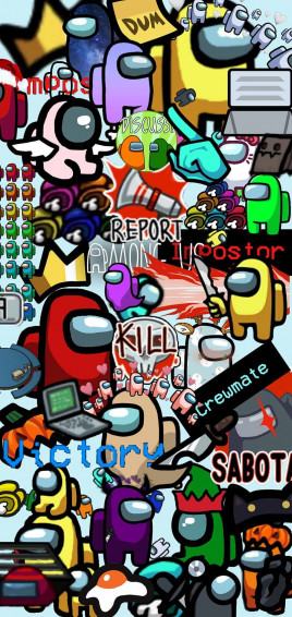 Among Us Aesthetic Wallpaper