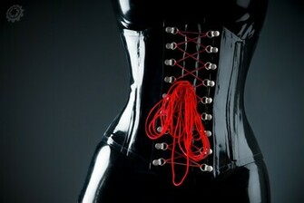 Closeup Fetish Wallpaper Latex Corset