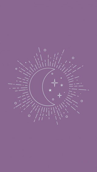 Moon And Stars iPhone Wallpaper