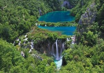 Blue Lake Waterfall Nature 3d Full Wall Mural Photo Wallpaper Home