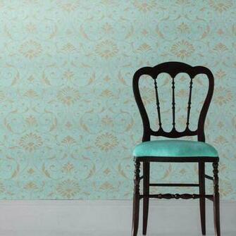 Background Wood Fiber Mould Proof Waterproof Wallpaper For Bathroom