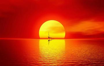 Wallpaper Sea Sun Seaside Rising Image For Desktop