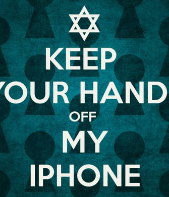 Keep Your Hands Off My iPhone Calm And Carry On Image Generator