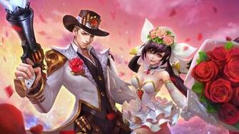 Clint Gun And Roses Layla Cannon Skins Mobile Legends 4k