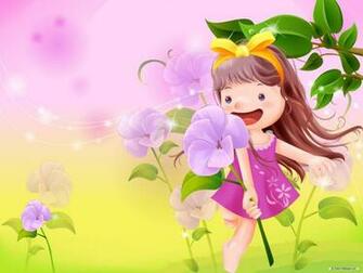 Cartoon Wallpaper Vector Childhood