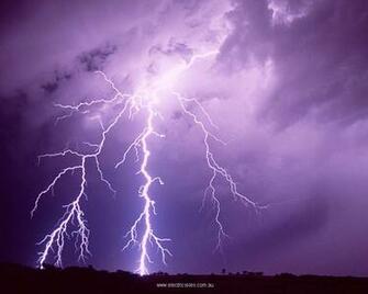 Purple Background Lightning